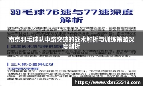 南京羽毛球队中路突破的战术解析与训练策略深度剖析